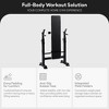 BalanceFrom Fitness Heavy Duty Steel Multifunctional Adjustable Foldable Workout Station with Olympic Bench, and Squat Rack - 3 of 4