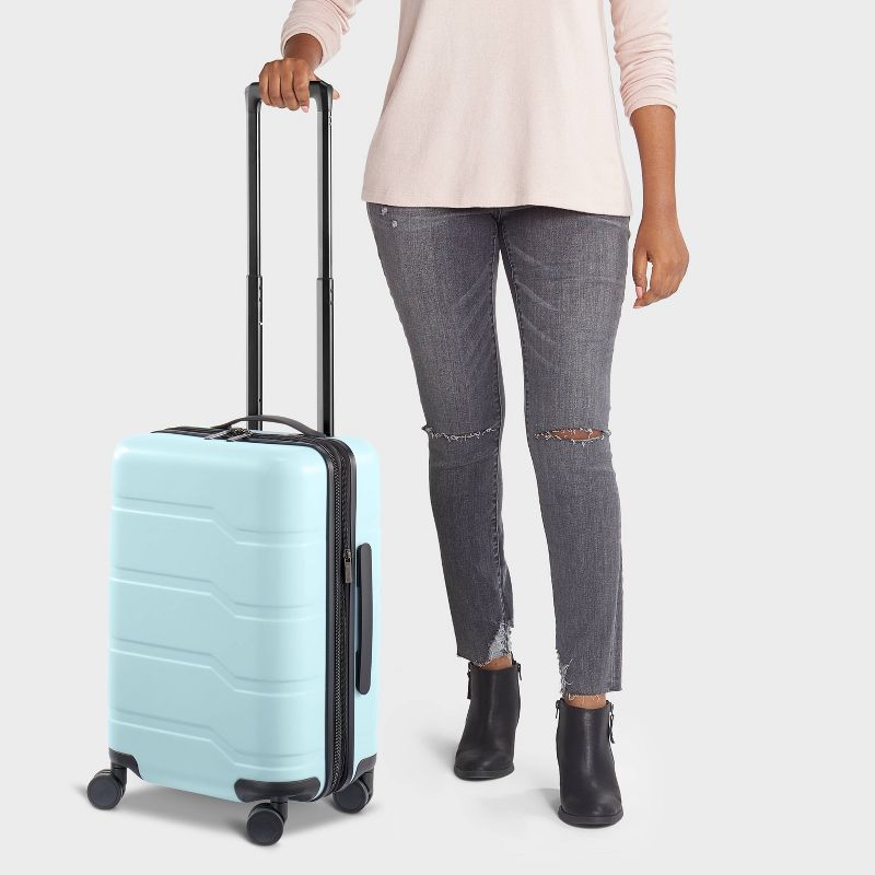 Hardside Carry On Spinner Suitcase - Open Story™, 3 of 13