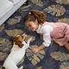 Abynow Medallion Diamond Distressed Rustic Indoor Area Rug - 2 of 4