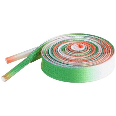 green, white and orange