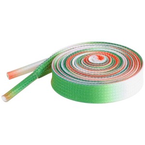 INSPIRE CHIC Three Colors Gradient Flat Shoe Laces for Sneakers 1 Pair - 1 of 4