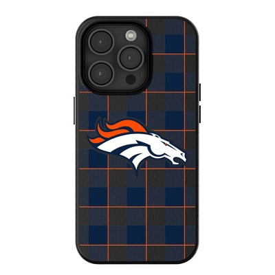 Keyscaper NFL AFC Teams Plaid MagSafe Compatible Cell Phone Case for Apple iPhone