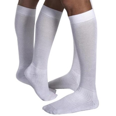JOBST ActiveWear Knee-High Compression Socks - Extra Firm - Medium - White