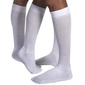 JOBST ActiveWear Knee-High Compression Socks - Extra Firm - Medium - White - 1 of 1