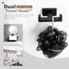 WOWOW Wall Mount Knob Double Robe/Towel Hook - 4 of 4