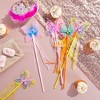 Blue Panda 12-Pack Butterfly Fairy Princess Wand Ballerina Party Favors Supplies, 4 Colors - 2 of 4