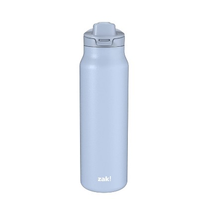 Zak Designs 24 fl oz Stainless Steel Serenity Chug Water Bottle Lake