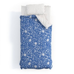 Deny Designs 3pc Twin/Twin XL Marta Barragan Camarasa Floral perennial pleasure Comforter and Sham Set - 1 of 4