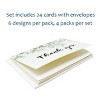Wrapables Blank Thank You Cards with Envelopes for Weddings, Bridal Showers, Baby Showers (Set of 4) - 3 of 4