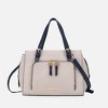 MKF Collection Elise Vegan Leather Color-block Women’s Satchel Bag by Mia K - 2 of 4