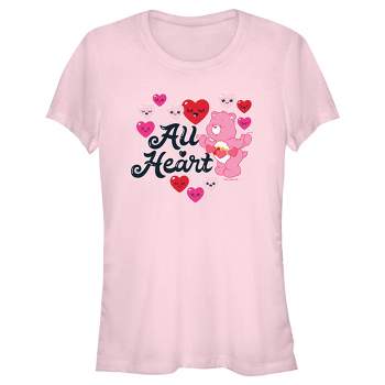 Junior's Women Care Bears Valentine’s Day Love-A-Lot Bear All Heart T-Shirt
