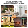 5ft 207 Lights 31V 6W Coconut Tree Lights Garden Tree Lights Decoration - 2 of 4