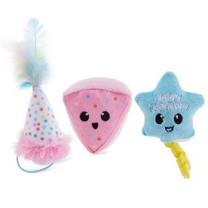 Catstages Happy Purrthday Cat Plush Toy - 1 of 4