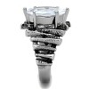 Slickblue Women’s Polished Stainless Steel Solitaire Ring with Large Marquise Clear CZ, No Plating, size 5–10 - 4 of 4