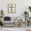 Stupell Industries Spiritual Easter Cross Spring Blossoms Black Framed Floater Canvas Wall Art - 2 of 4