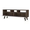 Syemin TV Stands and Consoles Sturdy Hamburg TV Stand for 52 Inch TVs Fits Family Rooms with Legs Shelves Drawers, Multicolor, 67"*20"*4" - 3 of 4