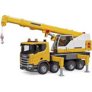 Bruder 03571 Scania Super 560R Liebherr Crane Truck w Light/Sound Module - 1 of 4