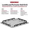 YAKIMA 60 by 54 Inch LockNLoad Perimeter Raised Rail Kit for Roof Rack, 4 Rails - 2 of 4