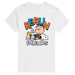 Men's - Peanuts - Rerun And Friends Short Sleeve Graphic T-Shirt - 1 of 4