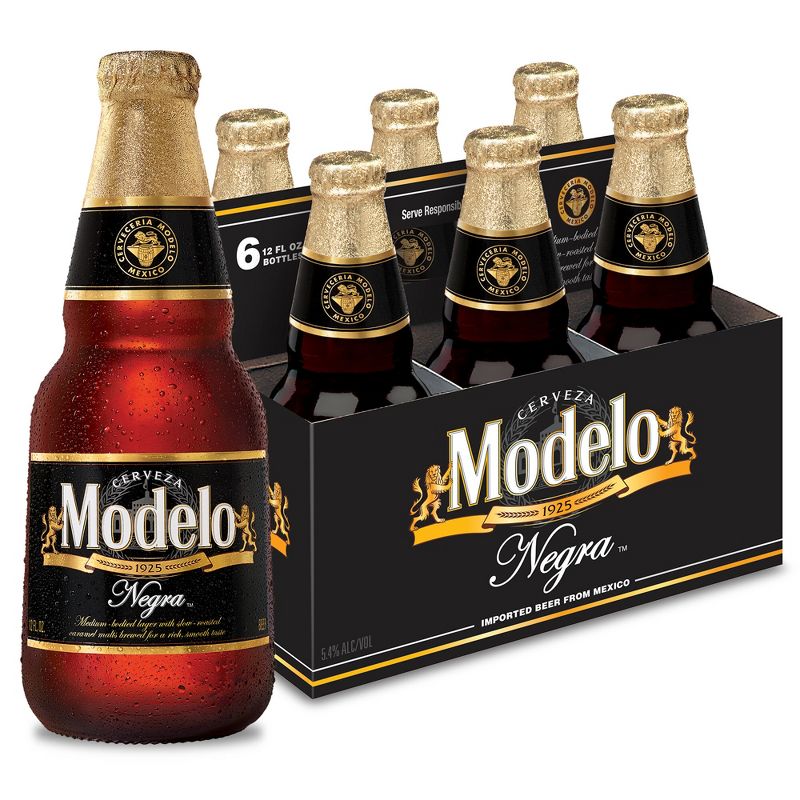 Modelo Negra Beer - 6pk/12 fl oz Bottles, 1 of 11