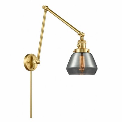 Fulton - 1 Light Double Extension Swing Arm Wall Sconce In Industrial Style-30 Inches Tall and 8 Inches Wide