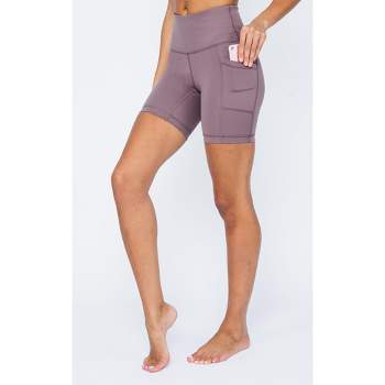 Yogalicious - Women's Polarlux Fleece Inside High Waist Legging With V-back  - Mocha - Large : Target
