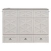 Full Size Murphy Bed with Large Drawers - 4 of 4