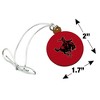 Northwestern Oklahoma State Primary Mini Small Tiny Wood Christmas Tree Holiday Ornament - 4 of 4