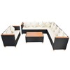 vidaXL Patio Furniture Set Set of 6 Black, Cream White - 3 of 4