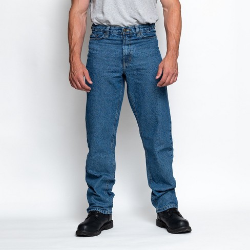 Grøn baggrund føle del Full Blue Men's Big & Tall Relaxed Fit 5 Pocket Jeans | Light Wash 42w X 36l  : Target