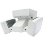 IQ America LED Dusk-to-Dawn Security Flood Light w Timer 2100 Lumens Wall Eave Mount WH - 4 of 4