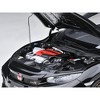 2021 Honda Civic Type R (FK8) RHD (Right Hand Drive) Crystal Black Pearl 1/18 Model Car by Autoart - 3 of 4