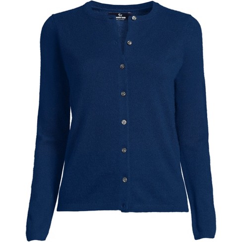 Petite navy blue hot sale cardigan sweater