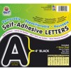 Pacon® Self-Adhesive Letters, Black, Puffy Font, 4", 78 Characters Per Pack, 2 Packs - 2 of 2