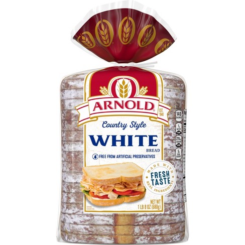 Arnold Country White Bread - 24oz : Target