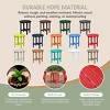WestinTrends All-Weather Outdoor Patio Round Poly Adirondack Side Table - 4 of 4