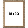 PosterPalooza | 15x20 Modern Bamboo Picture Frame, UV Acrylic, 5 Finishes - 2 of 4
