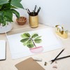 Summer Sun Home Art Fiddleleaf Fig Watercolor Acrylic Tray - Deny Designs - 3 of 4