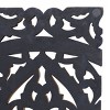 Traditional Wood Floral Handmade Intricately Carved Wall Decor with Mandala Design Set of 3 Brown - Olivia & May - 3 of 4