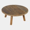 Jofran, Reclamation 36" Round Rustic Reclaimed Solid Wood Coffee Table - 2 of 4