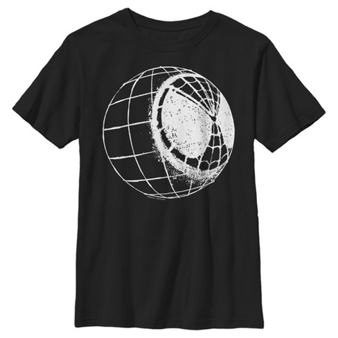 Boy's Marvel Spider-man: Far From Home Black And White Globe T-shirt ...