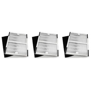Nispira IAF-H-100A True HEPA Carbon Filter Set for Idylis A Air Purifier Filtrete FAP-C01-A, AC-2119 IAP-10-100 IAP-10-150 IAPC-40-140. 3 Sets - 1 of 3