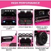 12V Kids Ride On Truck, Electric Toy Car with Remote Control, 3¨C8 Years, 5MPH, Treaded Tires, Music, Accelerator Pedal, for Boys & Girls, - 3 of 4