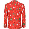 Clearlove Tuxedo Jackets One Button Slim Fit Formal Suits Blazer with Bow Tie Formal Blazer - 2 of 4