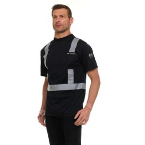 Canada Weather Gear Men’s High Visibility Safety Tee – Reflective Short Sleeve Work Shirt – Lightweight & Breathable - 1 of 4