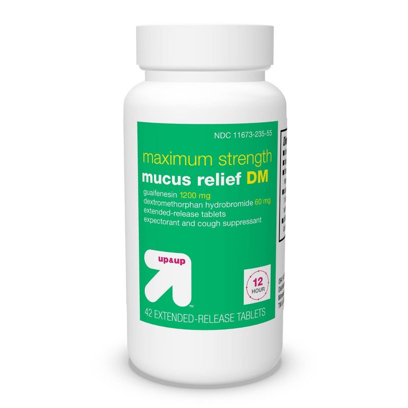 Maximum Strength Mucus Relief DM Tablets - up & up™, 4 of 9