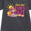 - Paw Patrol - Skye Suns Out Funs Out Graphic Short Sleeve Fleece Dress - 2 of 4