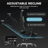 GTPLAYER Fabric Gaming Chair with Footrest and Lumbar Support, Height Adjustable Computer Chair with Headrest - 3 of 4