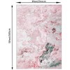 Machine Washable Non-Slip Runner, Modern Abstract Geometric Print Area Rug, Traditional Carpet for Hallway Bedroom Living Room - 2 of 4