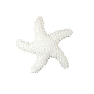 C&F Home White Starfish Shaped 25" Throw Pillow